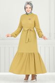 D.V.L. - Dress 422DVL817-MS Oil Green