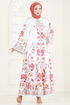 Dress 4235JNF844-MS Ecru - Thumbnail