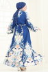 Dress 4278JNF844-MS Navy Blue - Thumbnail