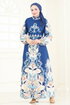Dress 4278JNF844-MS Navy Blue - Thumbnail