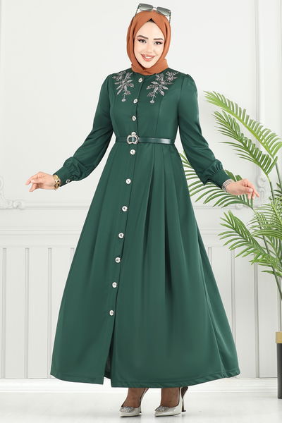 D.V.L. - Dress 431DVL817-MS Emerald - 377443