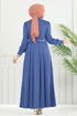 الفستان ازرق 431DVL817-MS - Thumbnail
