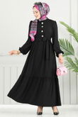 D.V.L. - Dress 435DVL817-MS Black