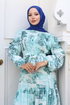 Dress 4458BRZ597-MS Pattern3 Blue - Thumbnail