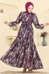 Dress 4464BRZ597-MS Damson - Thumbnail