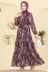 Dress 4464BRZ597-MS Damson - Thumbnail