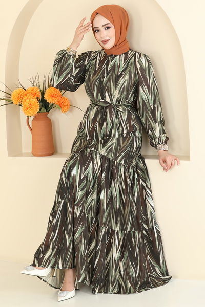 B.R.Z - Dress 4464BRZ597-MS Khaki - 429654