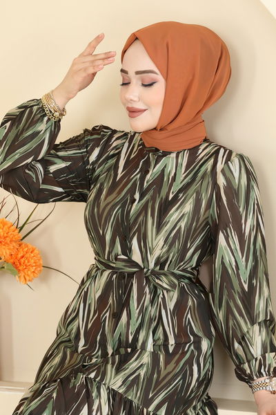 B.R.Z - Dress 4464BRZ597-MS Khaki - 429655