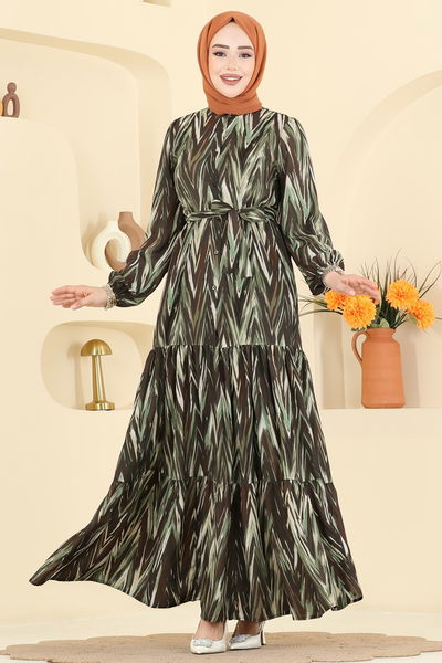 B.R.Z - Dress 4464BRZ597-MS Khaki - 429656