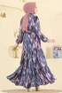 Dress 4464BRZ597-MS Navy Blue - Thumbnail
