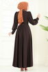 Dress 4539ALG474-MS Bitter Brown - Thumbnail