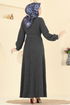 الفستان رمادي غامق 4575ERK1158-MS - Thumbnail