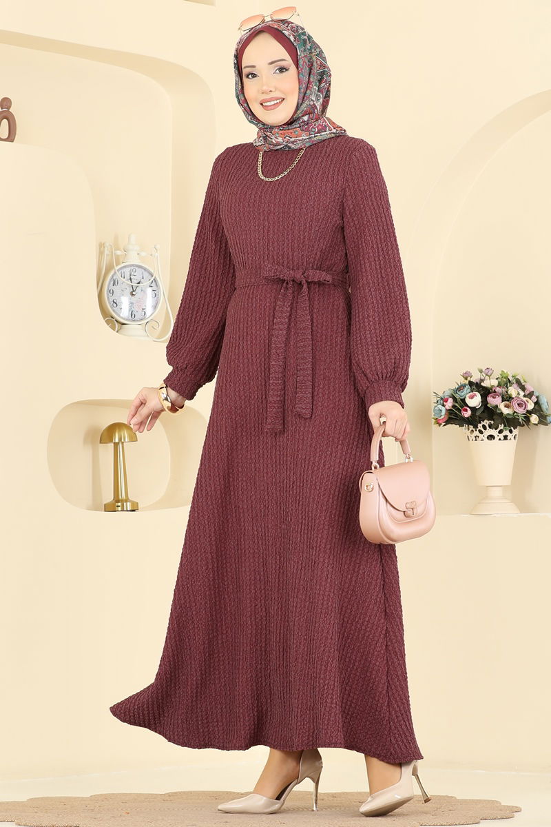 Dress 4575ERK1158-MS Burgundy