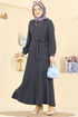 Dress 4575ERK1158-MS Navy Blue - Thumbnail