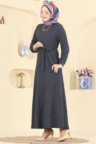 E.R.K. - Dress 4575ERK1158-MS Navy Blue - 426596