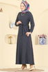 Dress 4575ERK1158-MS Navy Blue - Thumbnail