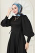 الفستان أسود 4608ALG474-MS - Thumbnail