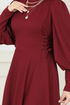 Dress 4608ALG474-MS Burgundy - Thumbnail