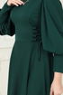 Dress 4608ALG474-MS Emerald - Thumbnail