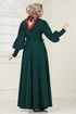 Dress 4608ALG474-MS Emerald - Thumbnail