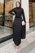 الفستان أسود 4679ALGK1170-MS - Thumbnail