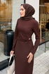 Dress 4679ALGK1170-MS Brown - Thumbnail