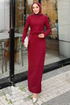 Dress 4679ALGK1170-MS Burgundy - Thumbnail