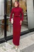 Dress 4679ALGK1170-MS Burgundy - Thumbnail