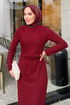 Dress 4679ALGK1170-MS Burgundy - Thumbnail