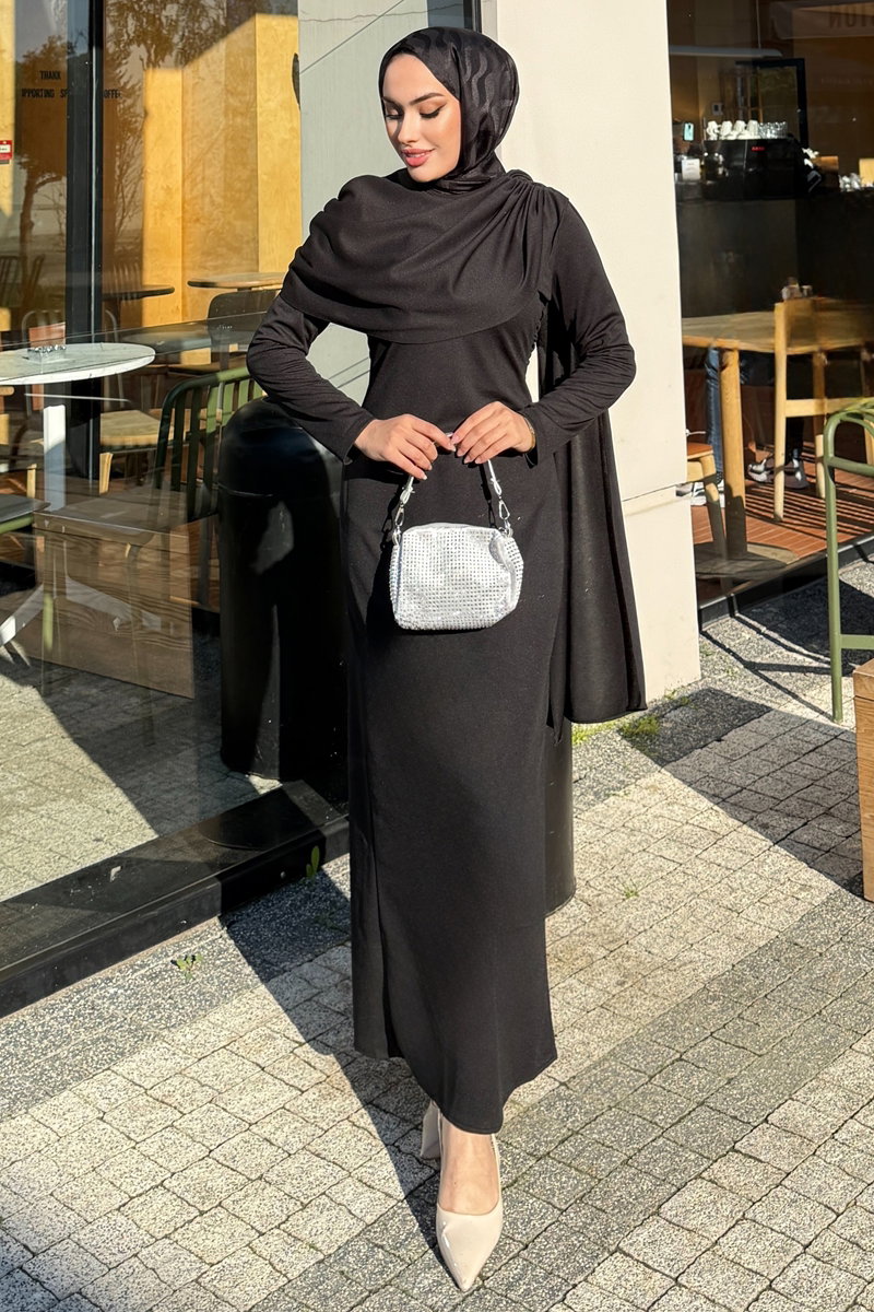 الفستان أسود 4680ALGK1170-MS