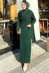 Dress 4680ALGK1170-MS Emerald - Thumbnail