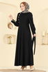 الفستان أسود 4691ALG474-MS - Thumbnail