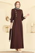 Dress 4691ALG474-MS Brown - Thumbnail