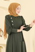 Dress 4691ALG474-MS Khaki - Thumbnail