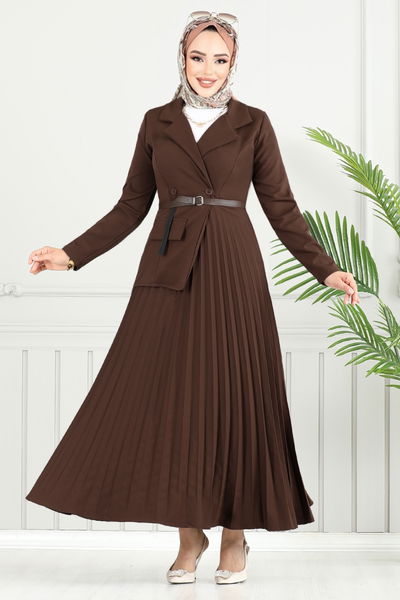 MRV Z.N.K. - Dress 4747ZNK903-M Brown - 356177