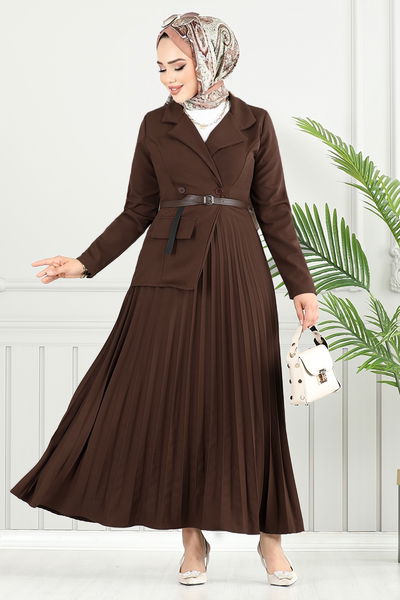 MRV Z.N.K. - Dress 4747ZNK903-M Brown - 356179