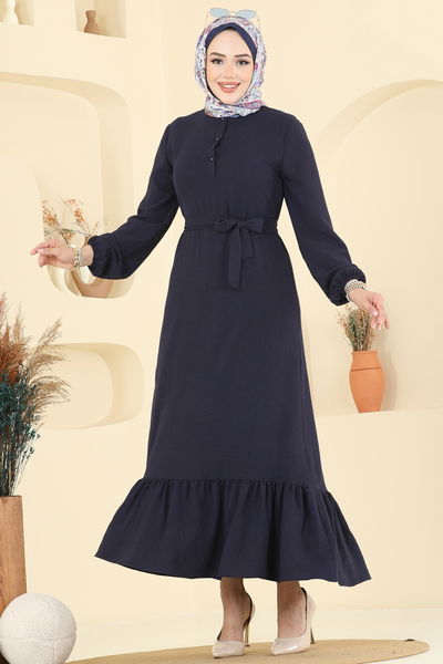 B.M.R. - Dress 5001BM387-MS Navy Blue - 397288