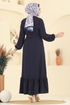 Dress 5001BM387-MS Navy Blue - Thumbnail