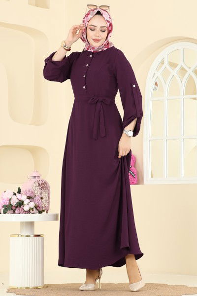 B.M.R. - Dress 5002BM387-MS Damson