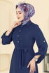 Dress 5002BM387-MS Navy Blue - Thumbnail
