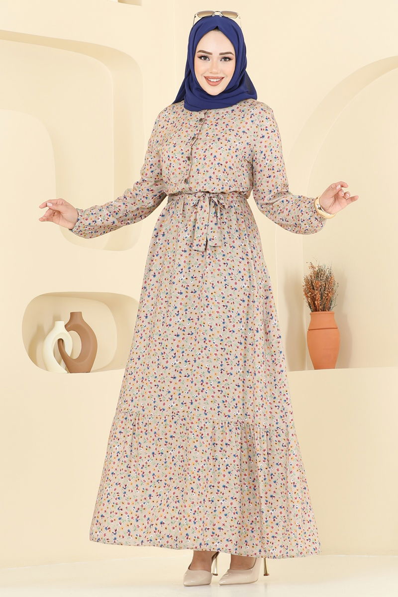 الفستان بيج 5002ERK1158-MS