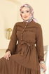 Dress 5003BM387-MS Brown - Thumbnail