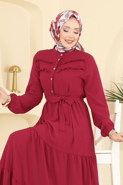 B.M.R. - Dress 5003BM387-MS Dark Red - 418507