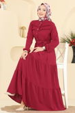 B.M.R. - Dress 5003BM387-MS Dark Red