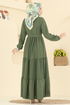 الفستان اخضر عفني 5003BM387-MS - Thumbnail