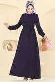 E.R.K. - Dress 5003ERK1158-MS Navy Blue