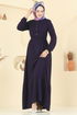 Dress 5003ERK1158-MS Navy Blue - Thumbnail