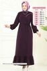 Dress 5003MDA386-MS Damson - Thumbnail