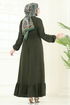 Dress 5003MDA386-MS Khaki - Thumbnail