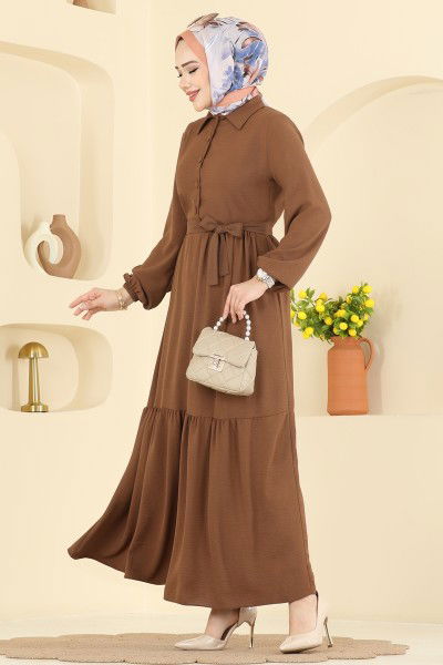 B.M.R. - Dress 5004BM387-MS Brown